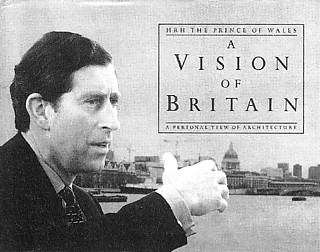 13──チャールズ皇太子著『英国の未来像』1989 表紙　A Vision of Britain, 1989